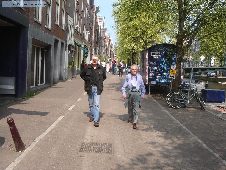 In Amsterdam Moisey and Vitia look for different things.JPG