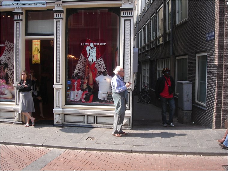 In Amsterdam Moisey is not looking for a hooker.JPG