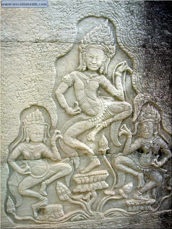 Bayon Temple dancers  - Cambodia.JPG