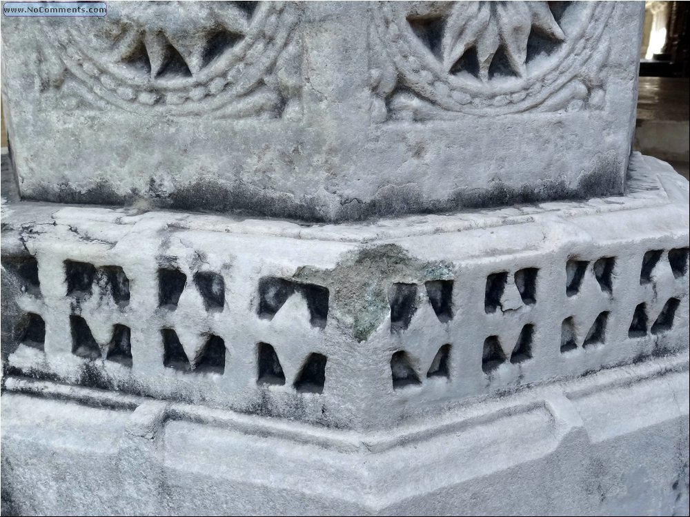 Ranakpur Jain Temple Missing piece of marble, I have it home!.JPG