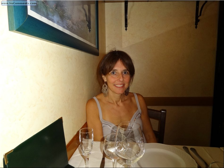 Sue at Le Mani in Pasta.JPG