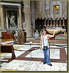 Sue shows off at Pantheon.JPG