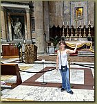 Sue shows off at Pantheon.JPG