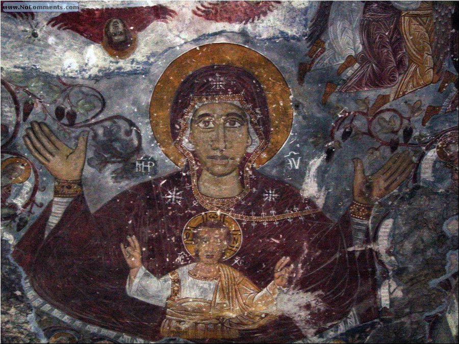 Sumela Monastery Virgin Mary .JPG