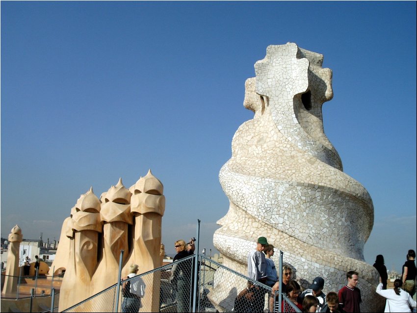 Gaudi Casa Mila Roof 1.JPG