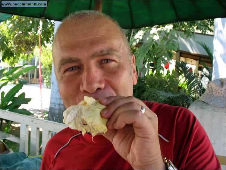 Durian - eating it..jpg