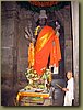 Angor Wat, Vishnu statue, you can see bullet marks above man's head. Vietcong vs USA forces.jpg