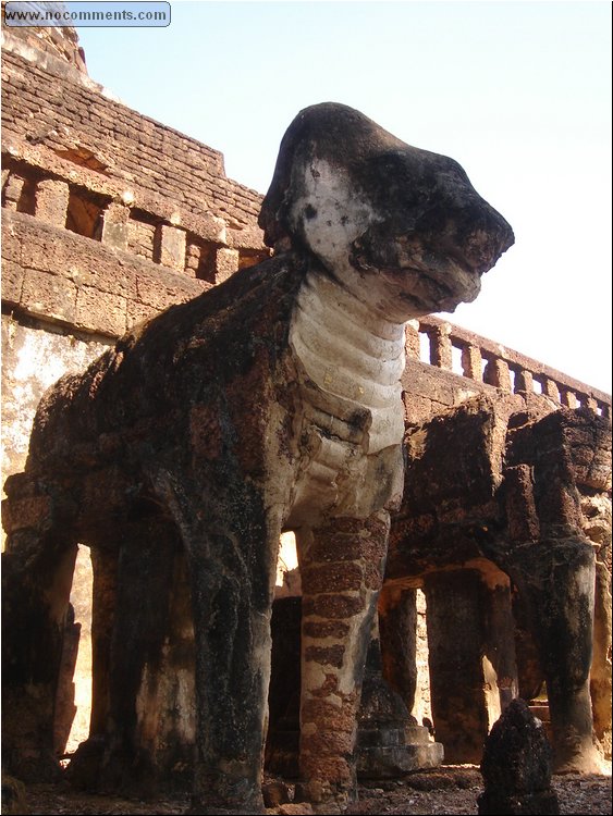 Sukhothai - elephant temple 4.JPG